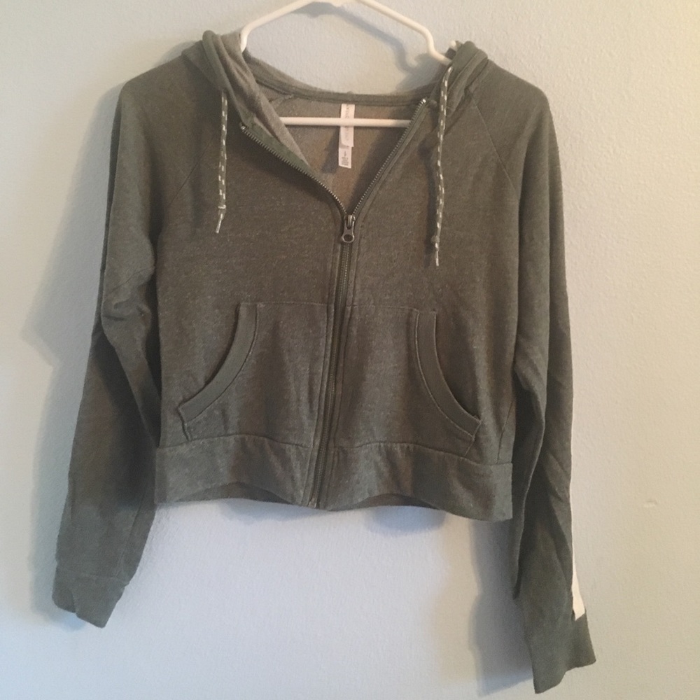 Green sweatshirt